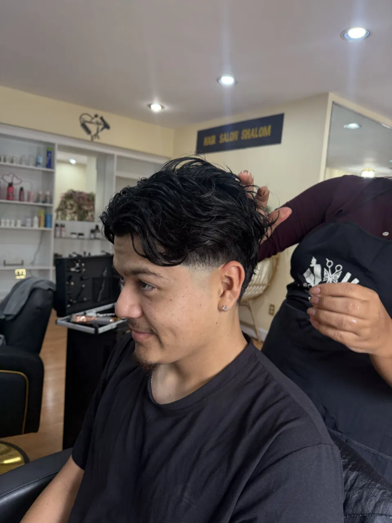 Hair Transformation After (Finished Fade & Style)